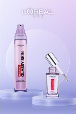 L'Oreal Paris Revitalift Filler Glassy Skin Cam Cilt Görünümü Veren Krem 50 ml + Göz Serumu 20 ml Set