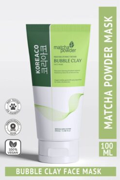 KOREACO Matcha Mucize Bubble Clay Yüz Maskesi | Gözenek Temizleyici Yenileyici Köpüren Yüz Maskesi 100 ml