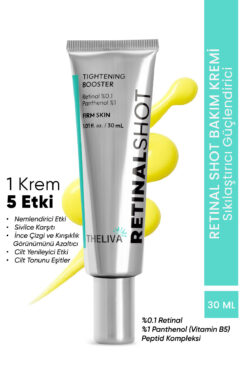 The Liva Retinal Shot Tightening Booster Krem, Sıkılaştırıcı Yüz Kremi, Gece Kremi Yenileyici 30 ml