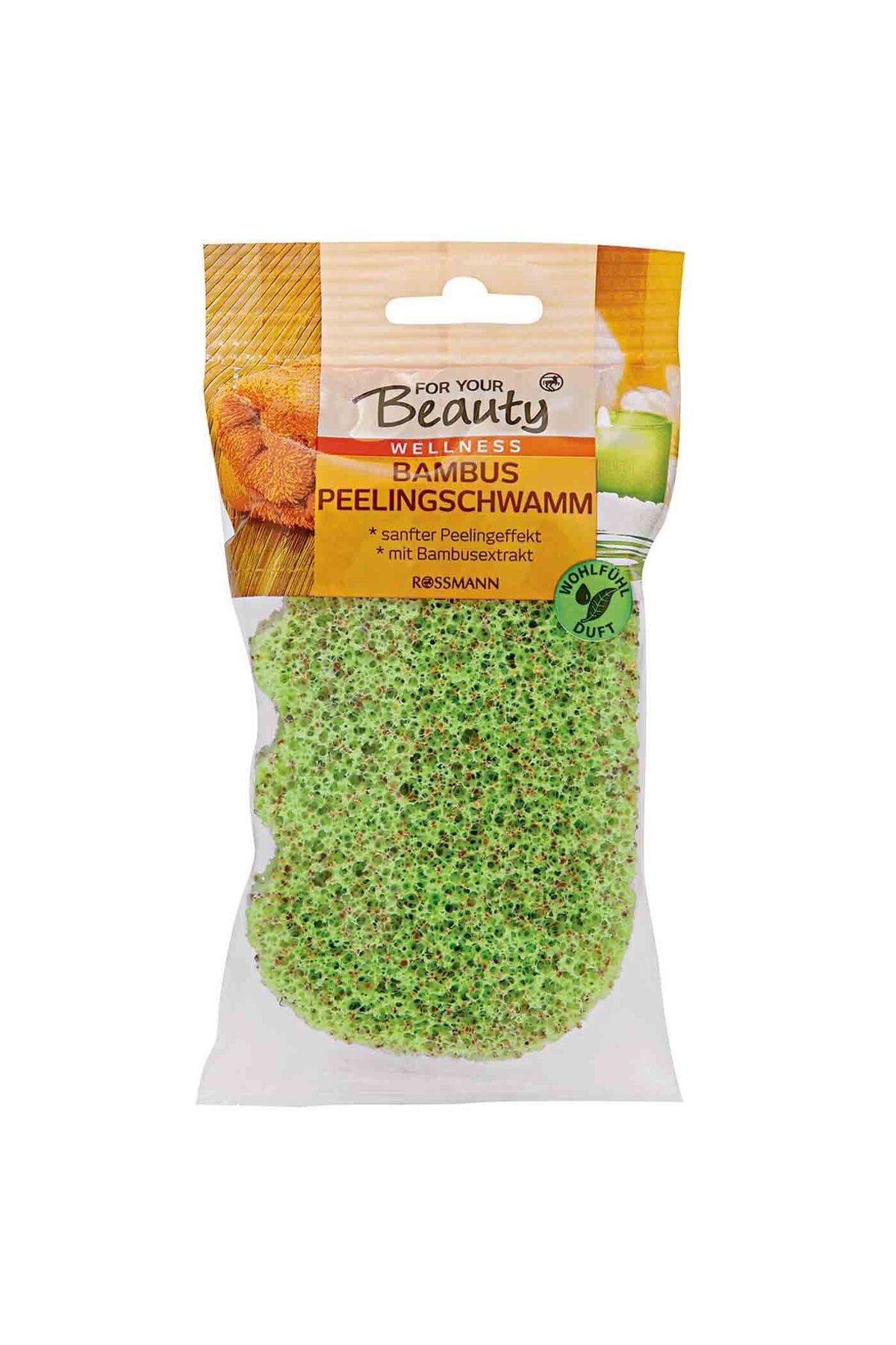 FOR YOUR BEAUTY Peeling Süngeri Bambu Özlü - Görsel 2