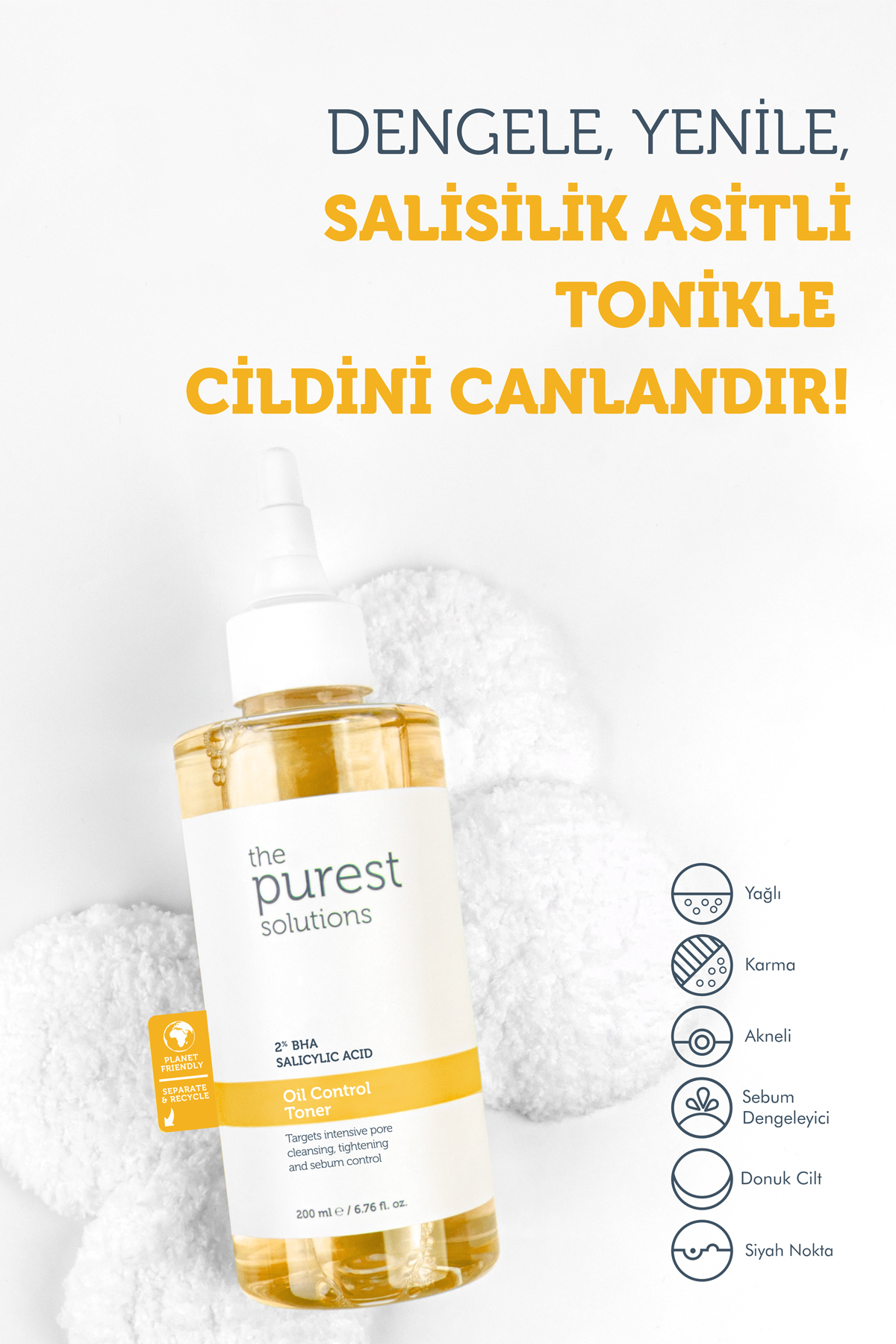 The Purest Solutions Siyah Nokta Karşıtı Salisilik Asit Tonik Cilt Bakım Seti: 200 ml + 50 ml Tanışma Boy - Görsel 2