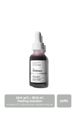 The Ordinary AHA 30% + BHA 2% Peeling Solution 30ml - Aydınlık Cilt Görünümüne Yardımcı Peeling