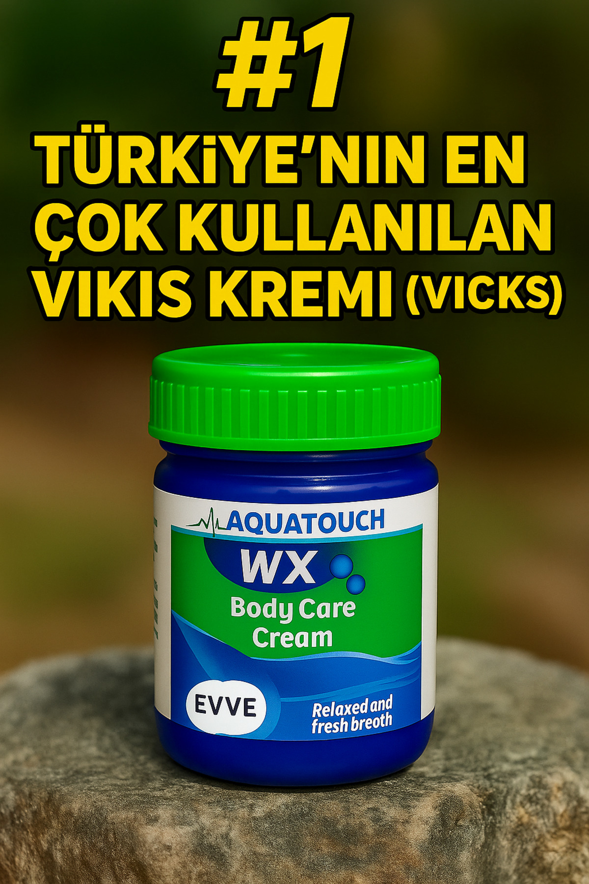 evve 1 Adet Doğal Nane ve Okaliptüs Yağlı | Viks Krem Ağrı 38g Vikis Krem Masaj Kremi