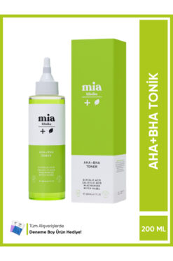 mia klinika Aha-bha Karşıtı, Gözenek Sıkılaştırıcı Ve Cilt Temizleyici Tonik