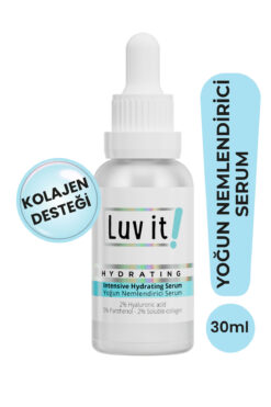Luv it! Yoğun Nemlendirici Serum (hyaluronic Acid + Panthenol + Soluble Collagen) 30 Ml