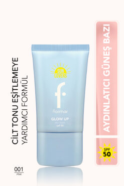 Flormar Sun Lovers Glow Up Nemlendirici Etkili & Işıltılı Bitişli Güneş Koruyucu Baz Spf50- 001 Şeffaf