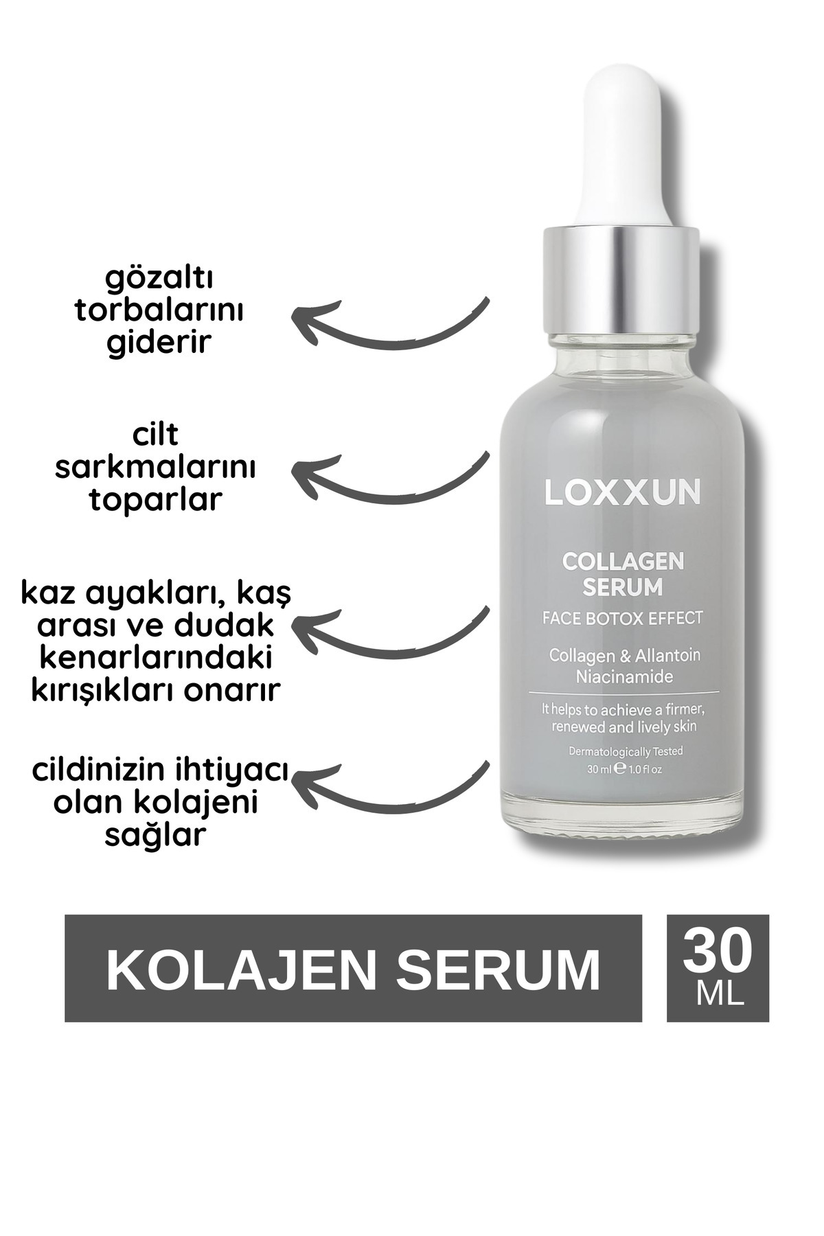 LOXXUN C Vitamini Serumu Kolajen Serumu Leke Kremi Seti - Görsel 3
