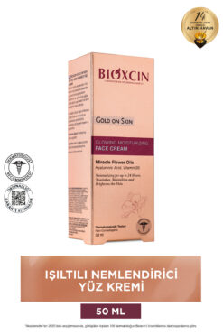 Bioxcin Gold On Skin Işıltılı Yüz Kremi 50 Ml Hyalüronik Asit, B5, Mucizevi Yağlar Glow