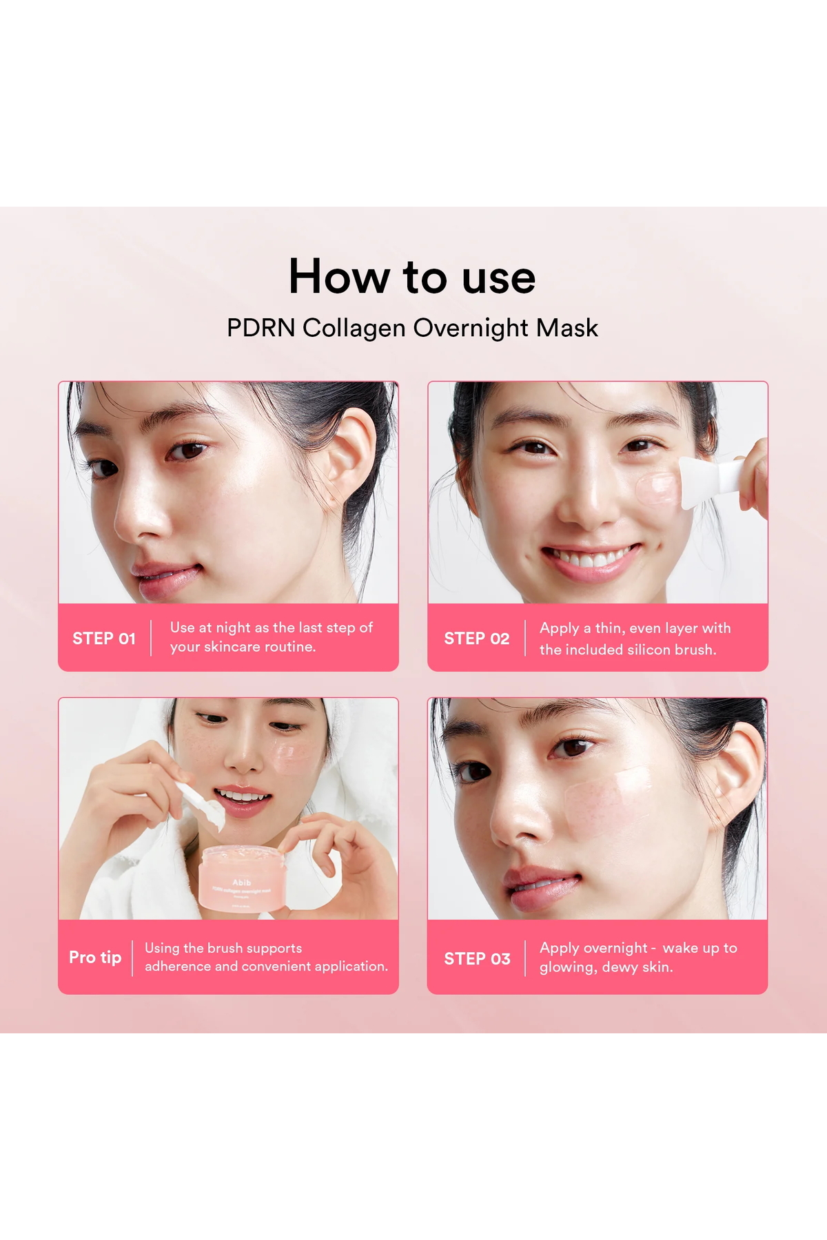 Abib PDRN Collagen Overnight Mask Firming Jelly 80ml – Gece Onarıcı Sıkılaştırıcı Jel Maske - Görsel 2