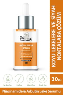 Dr. Galenus Yoğun Leke Karşıtı Ve Ton Eşitleyici Bakım Serumu (%10 NİACİNAMİDE & %1 ALPHA ARBUTİN) 30 ml