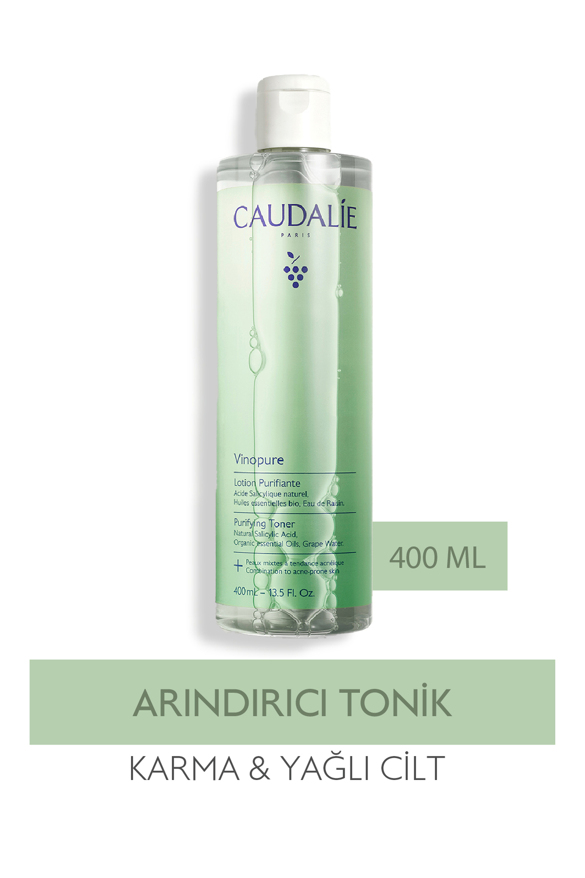 Caudalie Vinopure Akne Karşıtı Arındırıcı Tonik 400 ml