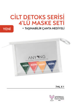 Anyong Cilt Detoks Serisi 4'lü Maske Seti