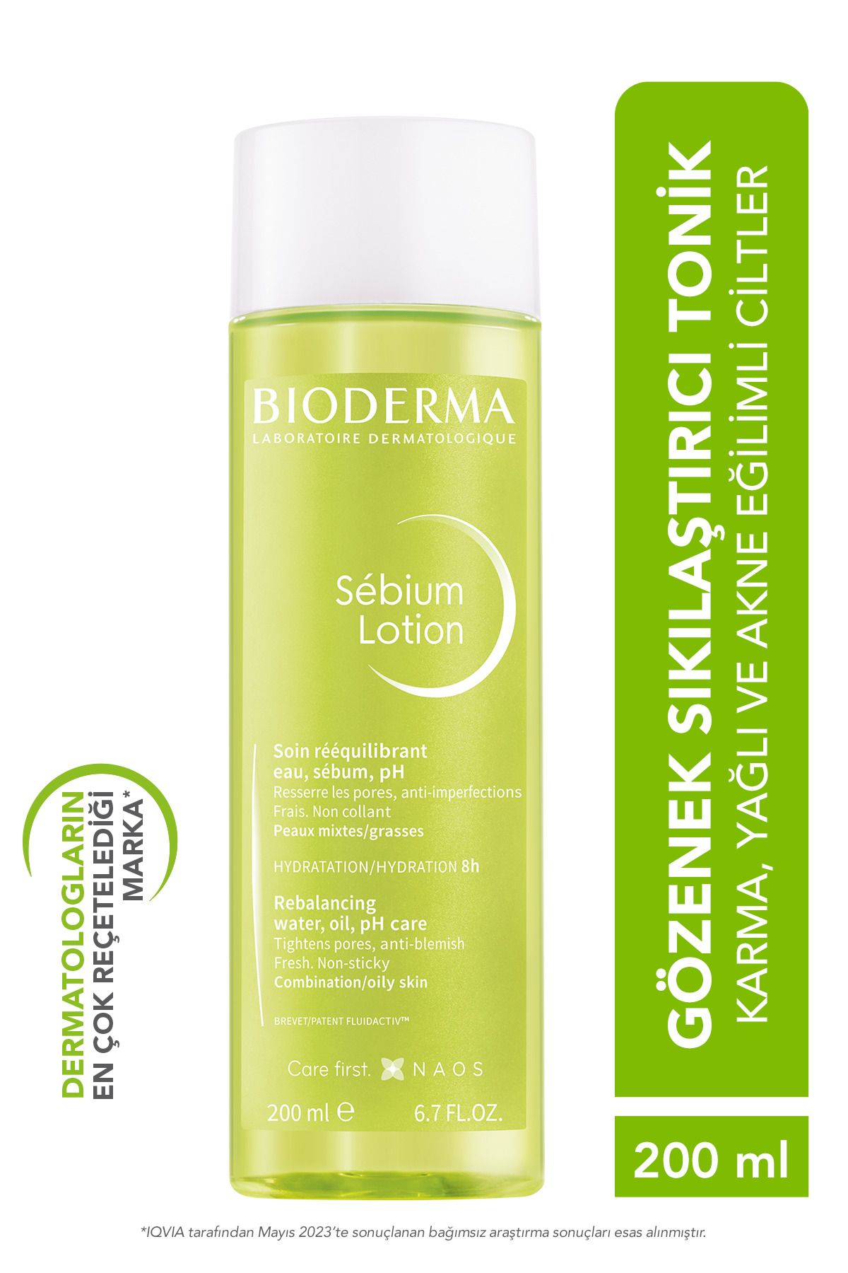 Bioderma Sebium Foaming Gel Eğilimli Ciltler Temizleme Jeli 500ml & Gözenek Sıkılaştırıcı Tonik - Görsel 3