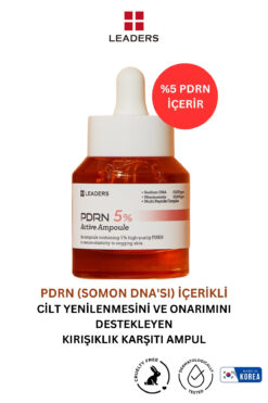 Leaders PDRN (Somon DNA'SI) İÇERİĞİYLE CİLT BARİYER ONARIMINI DESTEKLEYEN YAŞLANMA KARŞITI AMPUL