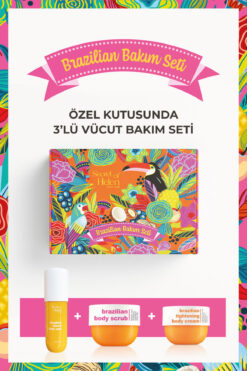 Secret of Helen Brazilian Cilt Bakım Seti - Vücut Spreyi I Vücut Peelingi I Sıkılaştırıcı Vücut Kremi