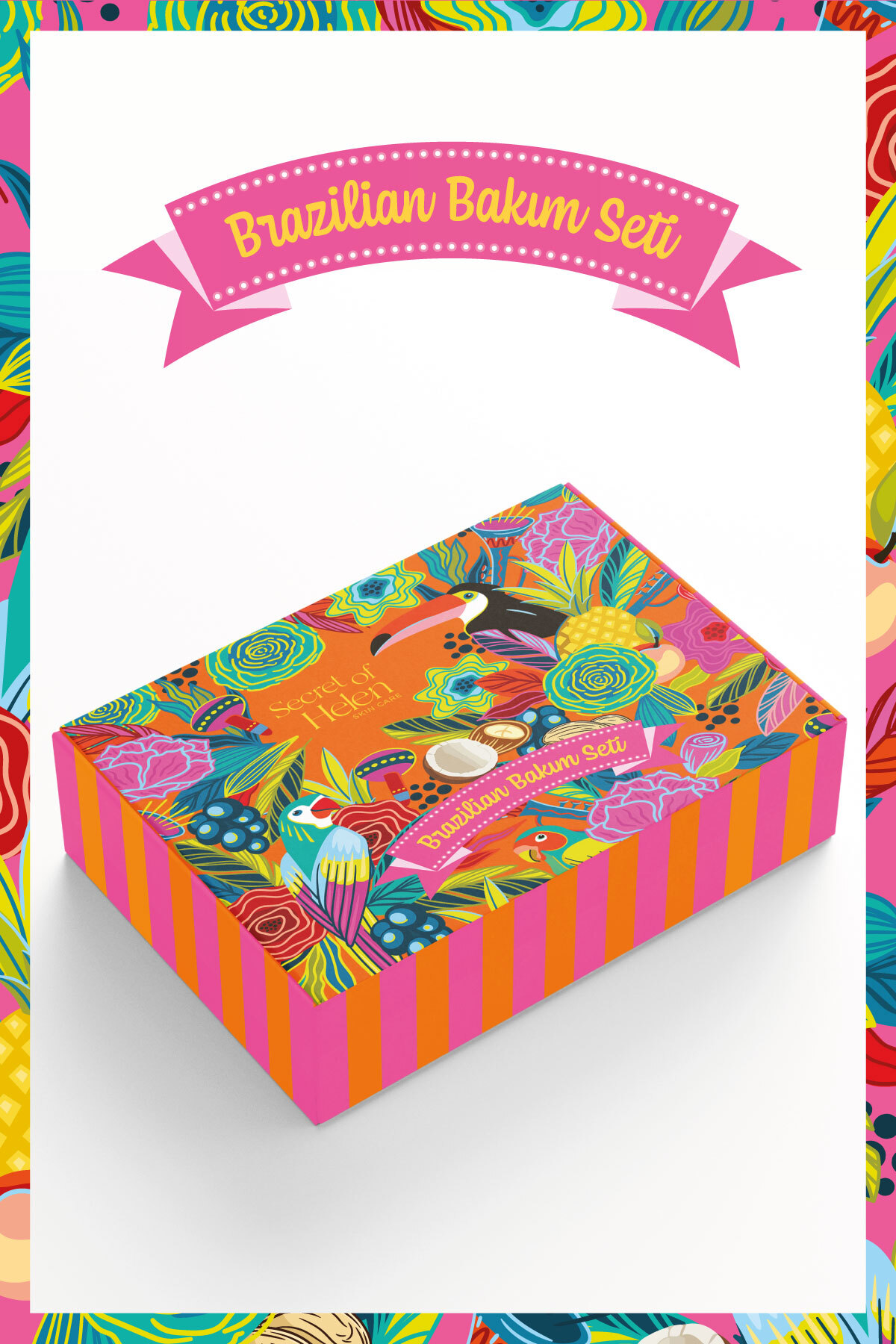 Secret of Helen Brazilian Cilt Bakım Seti - Vücut Spreyi I Vücut Peelingi I Sıkılaştırıcı Vücut Kremi - Görsel 2