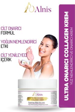 ALNİS Alnis Collagen Yüz Kremi 50 ml – Günlük Nemlendirici, Ultra Onarıcı, Aloe Vera Içerikli