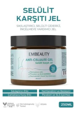 Embeauty , Vücut Şekillendirici Selülit Kremi Jel 250 Ml