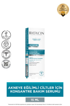 Bioxcin Acnium Akneye Eğilimli Ciltler İçin Konsantre Bakım Serumu 15 Ml Salisilik Asit Çay Ağacı Niasinamid