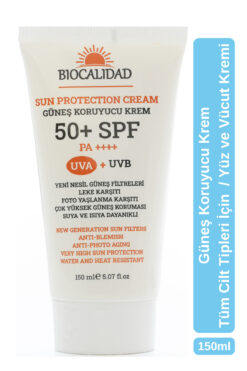 biocalidad Güneş Koruyucu Krem 50+ SPF PA++++ Yeni Nesil UV Filtreleri
