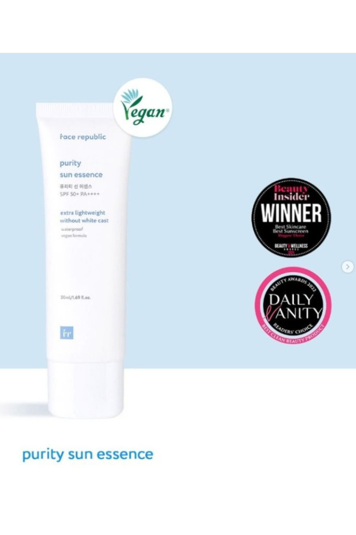 FACE REPUBLIC VEGAN GÜNEŞ KREMİ 50 ML