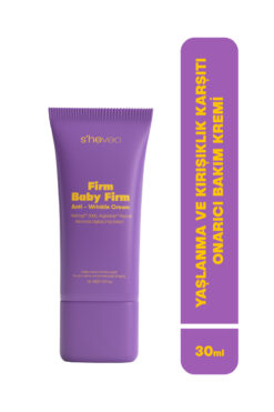 SHE VEC Yaşlanma ve Kırışıklık Karşıtı, Onarıcı Peptit Kompleksi Vegan Bakım Kremi 30 ml Firm Baby Firm