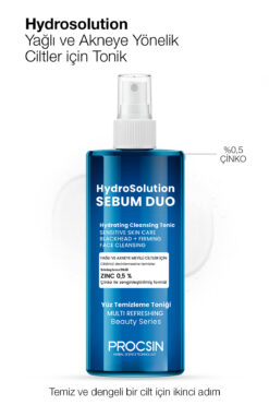 PROCSIN Hydrosolution Yağlı Ve Akneye Yönelik Ciltler Için Tonik 200 ml