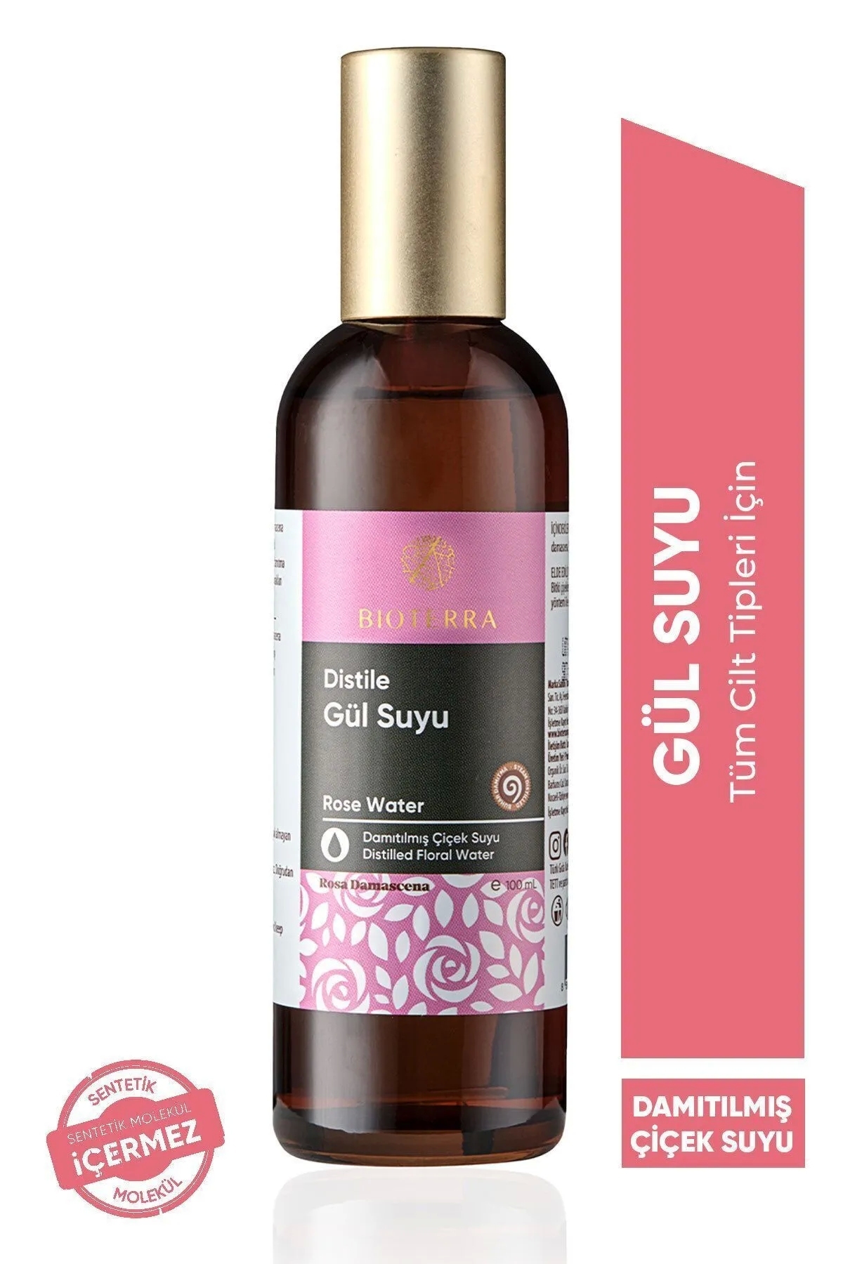 Bioterra Gül Suyu 100 ml | Gözenek Sıkılaştırıcı & Doğal Nemlendirici