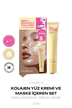 Cleaderm Küçük Moleküllü Kolajen Yüz Kremi Small Molecule Collagen Elasticity Cream