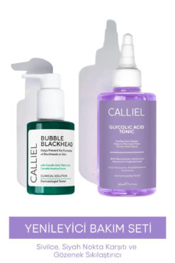 CALLİEL Gözenek Sıkılaştırıcı, Siyah Nokta ve Leke Karşıtı Bakım Seti