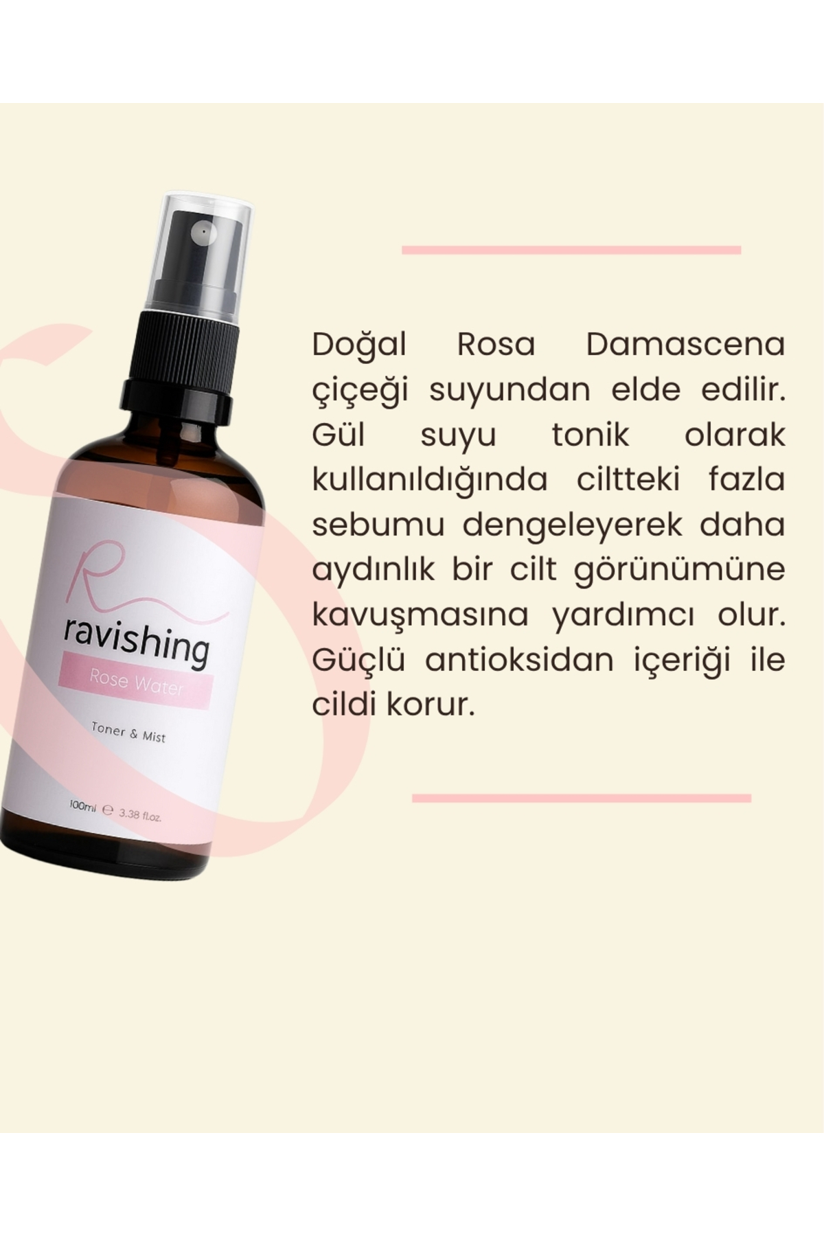 Ravishing Doğal Gül Suyu - Görsel 2