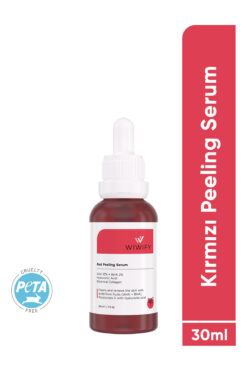 WIWIFY Gözenek Sıkılaştırıcı Akne Karşıtı Yenileyici Red Peeling Serum (AHA 10%+BHA 2%) 30 Ml