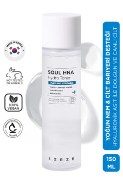 IZEZE Soul HNA Hydro Tonik, 150ml | Hyaluronik Asit, Nemlendirici Cilt Bakım Toniği