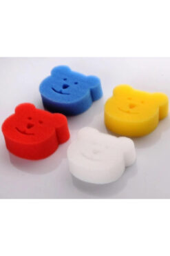 Genel Markalar 1 adet Emojili Bebek Yıkama Süngeri Figürlü Yumuşak Renkli AVM Banyo Lifi Kesesi