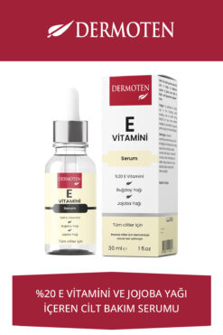 Dermoten E Vitamini Nemlendirici Cilt Bakım Serum 30 ml