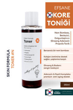 Village 11 Factory N Skin Formula Toner - Nem Bombası, Besleyici, Dolgunlaştırıcı Ginseng Adenozin Propolis Tonik 250ml