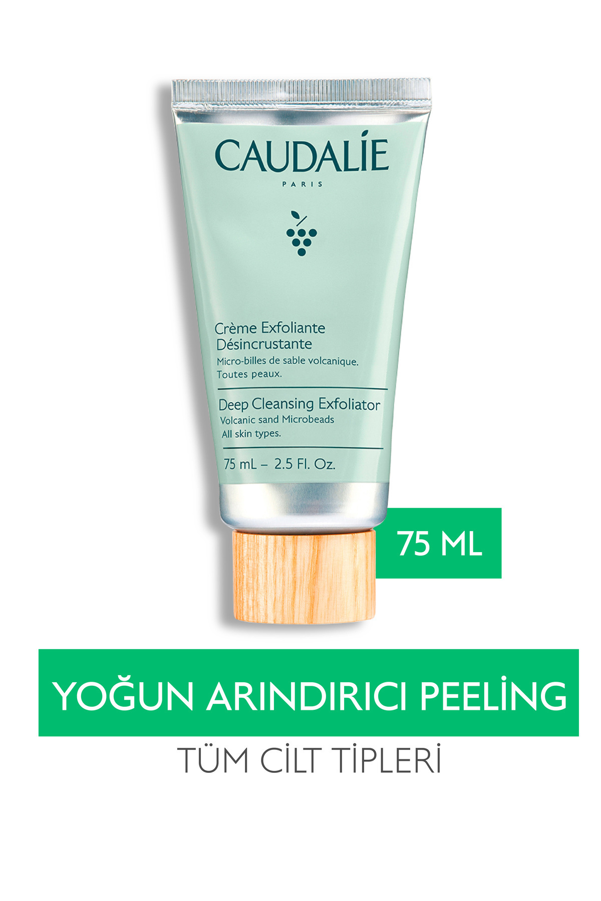 Caudalie Vinoclean Yoğun Arındırıcı Peeling 75 ml