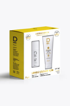 Dermoskin Be Bright Leke Karşıtı Bakım Seti | Arbutin Kompleks Krem | Pigmentyl SPF 50+ Güneş Kremi | 33+75 ml