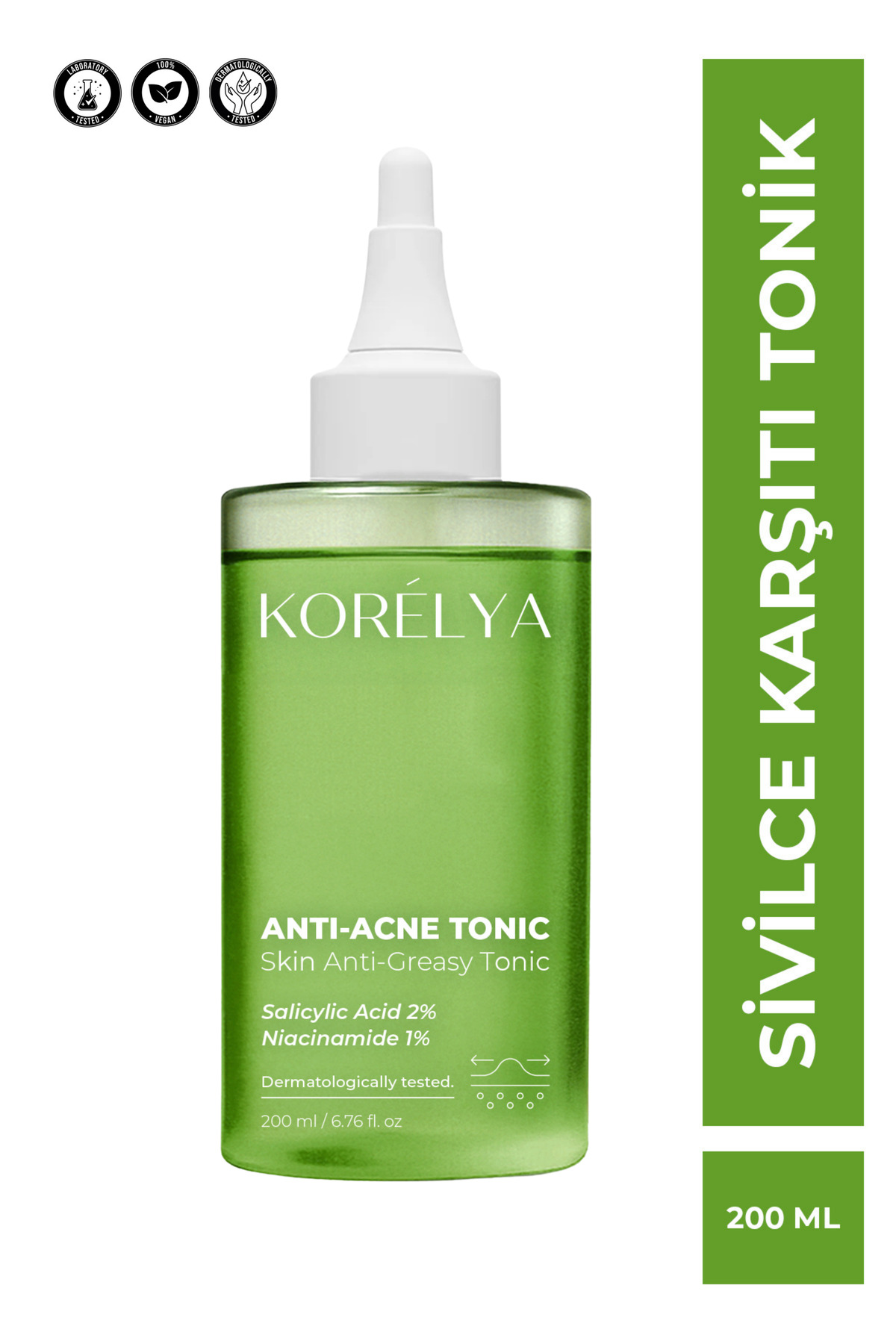 KORELYA Salisilik Asit Ve Siyah Nokta Karşıtı Tonik 200 ml