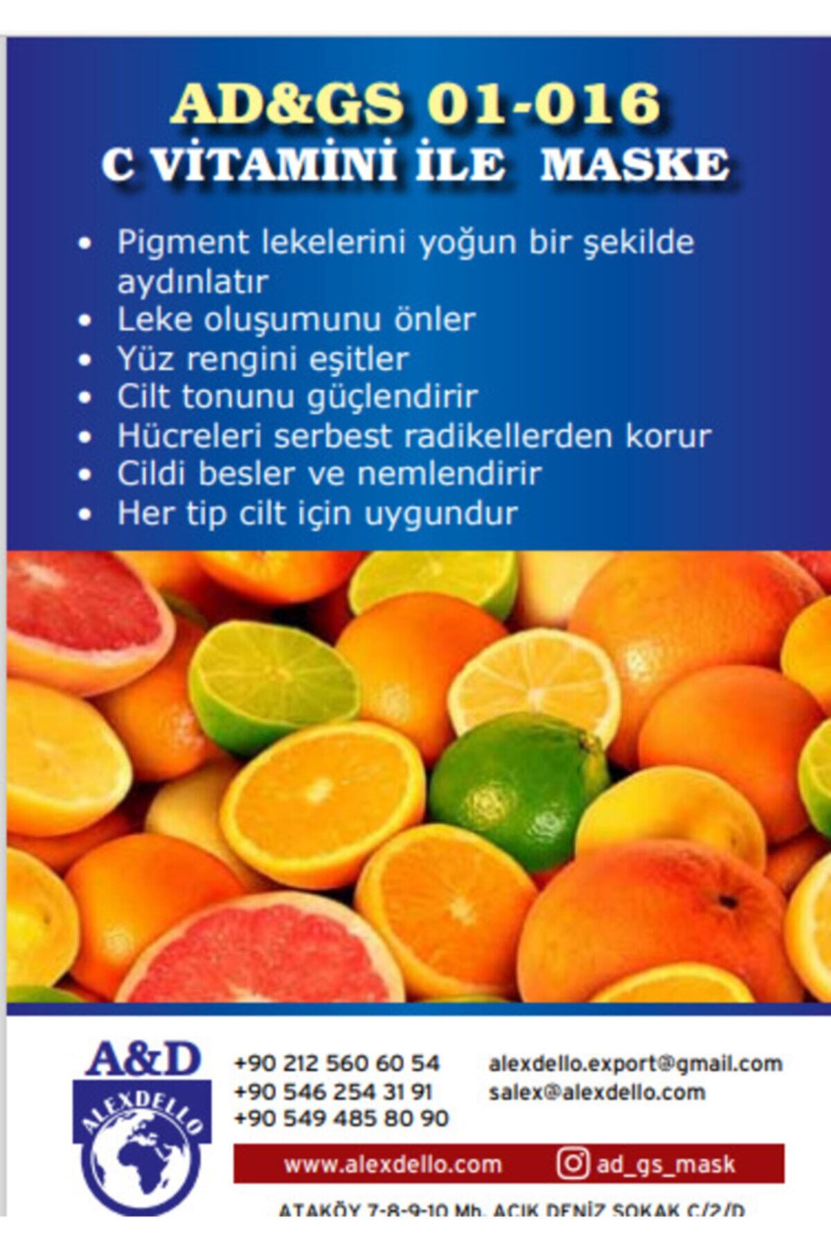 ALEXDELLO YÜZ BAKIM MASKE Gözenek Temizleyici , Sıkılaştırıcı Ve Güzellik Maskesi - C Vitaminli Maske - 30 Gr. - Görsel 2