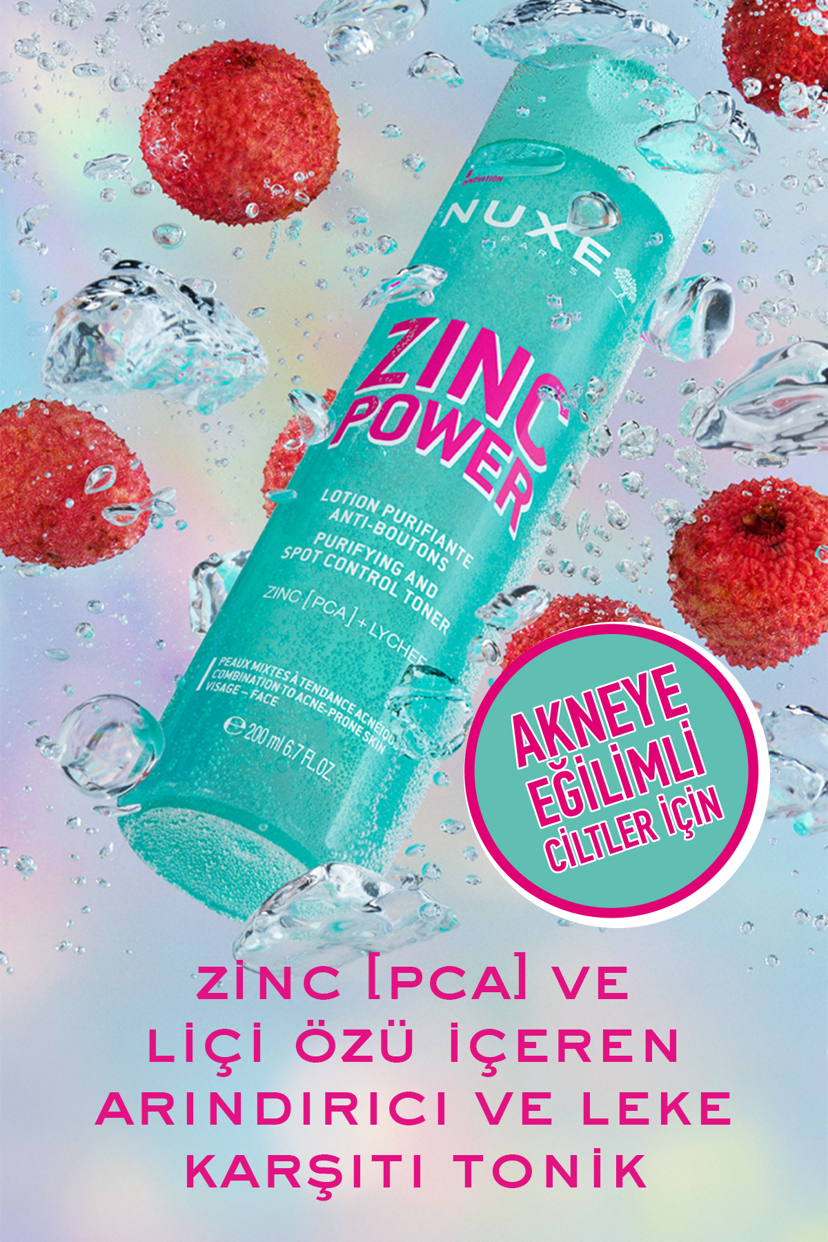 Nuxe Zinc Power Arındırıcı ve Leke Karşıtı Tonik - Görsel 2