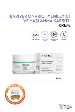 Anyong Bariyer Onarıcı, Yenileyici ve Yaşlanma Karşıtı Krem 50 ml ( Yeşil Çay & Bakuchiol & Bifida)