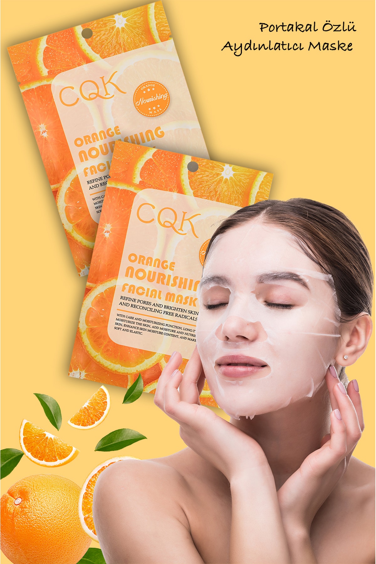 xolo Turuncu Vitamin C ve Çin Mantarı Gözenek Onarıcı Yüz Bakım Maskesi 30ML XLM205