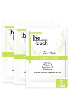 The Touch By Seda Altın Hyaluronik Asit İçerikli Kağıt Yüz Maskesi - 3 ADET
