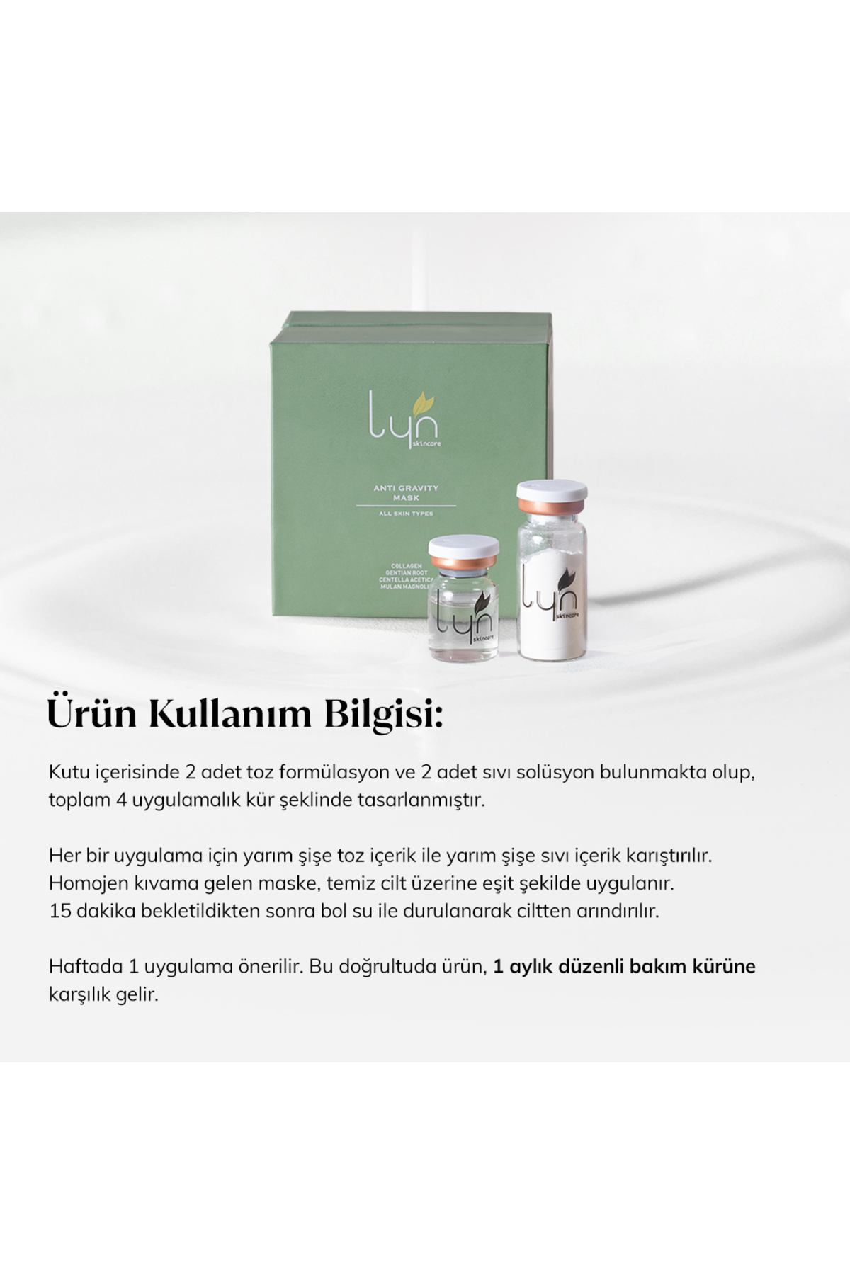 Lyn Skincare Sıkılaştırıcı ve Canladırıcı Maske - Görsel 2