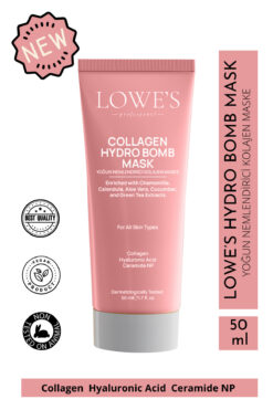 Kozmetik Lowes Collagen Hydro Bomb Maske – Derin Nemlendirme ve Cilt Yenileme 50 ml
