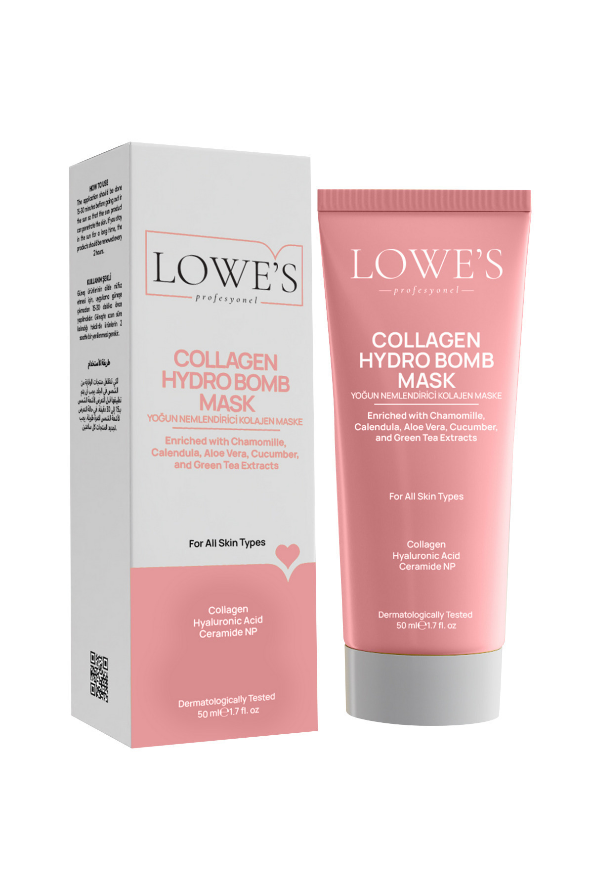 Kozmetik Lowes Collagen Hydro Bomb Maske – Derin Nemlendirme ve Cilt Yenileme 50 ml - Görsel 2