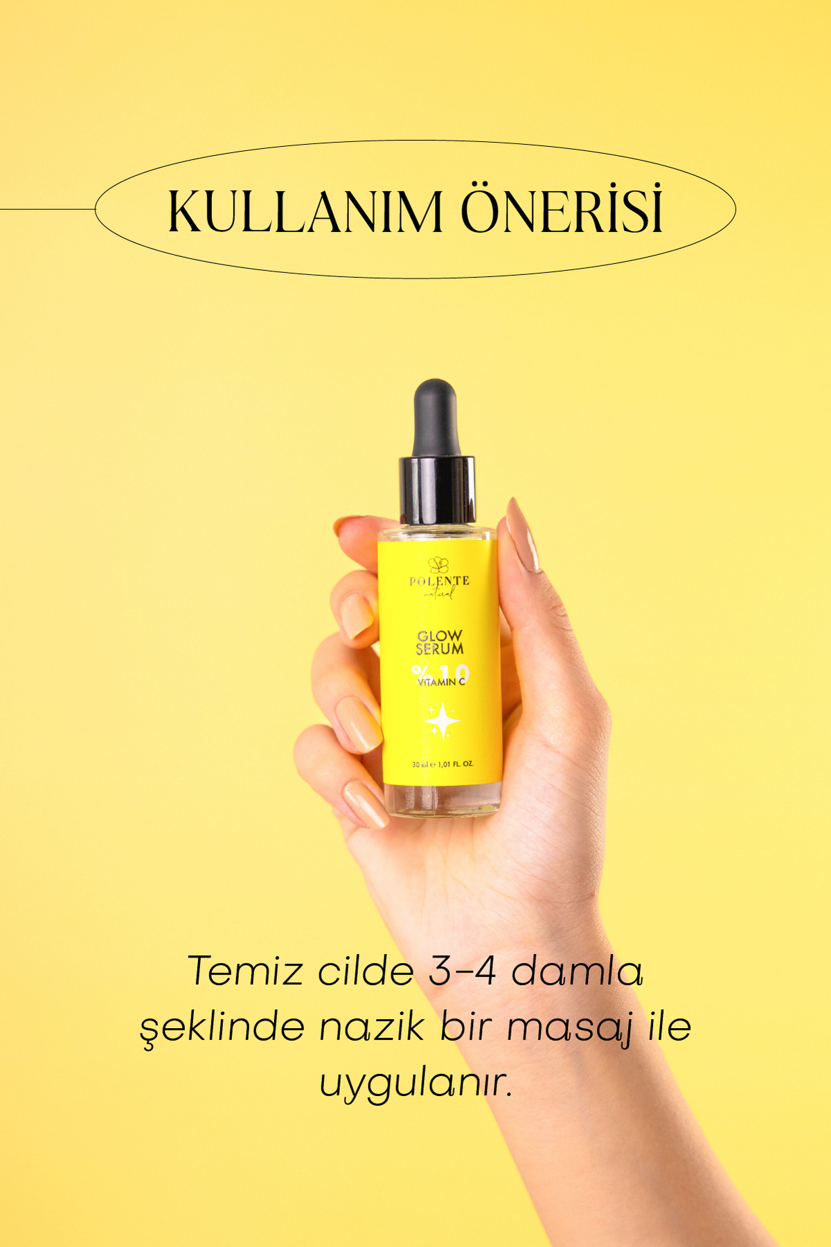 Polente Natural Glow Serum %10 C Vitamini Içeren Aydınlatıcı Serum (30 ML) - Görsel 3