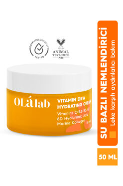 OlaLab C Vitaminli Aydınlatıcı Leke Karşıtı Günlük Su Bazlı Nemlendirici Krem 50 ml