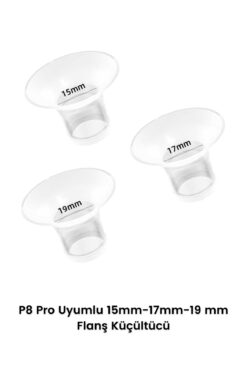BEBEBAO Silikon Başlık Flanş Küçültücü 15-17-19 mm (P8 Pro Uyumlu)
